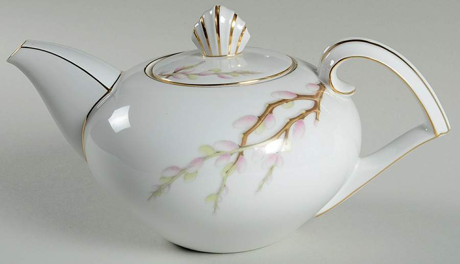 Spring Willow Teapot & Lid by Kent (Japan)-1