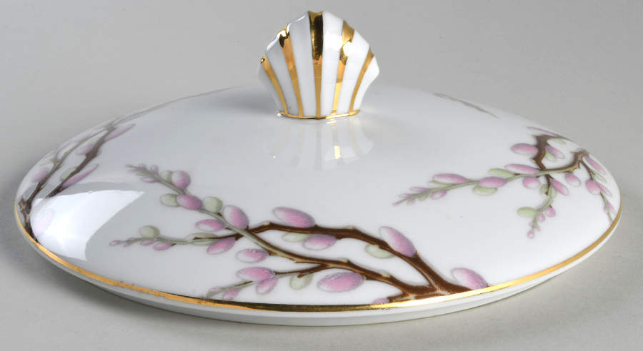 Spring Willow Lid for Round Vegetable by Kent (Japan)-1