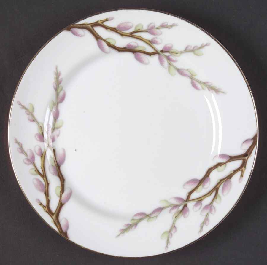 Spring Willow Bread & Butter Plate by Kent (Japan)-1