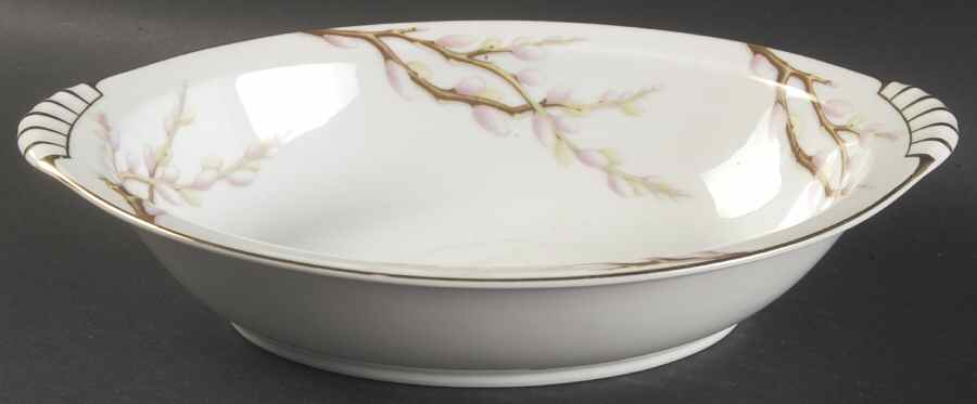 Spring Willow 11" Oval Vegetable Bowl by Kent (Japan)-1
