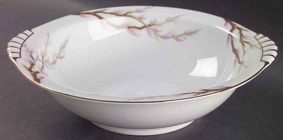 Spring Willow 10" Round Vegetable Bowl by Kent (Japan)-1