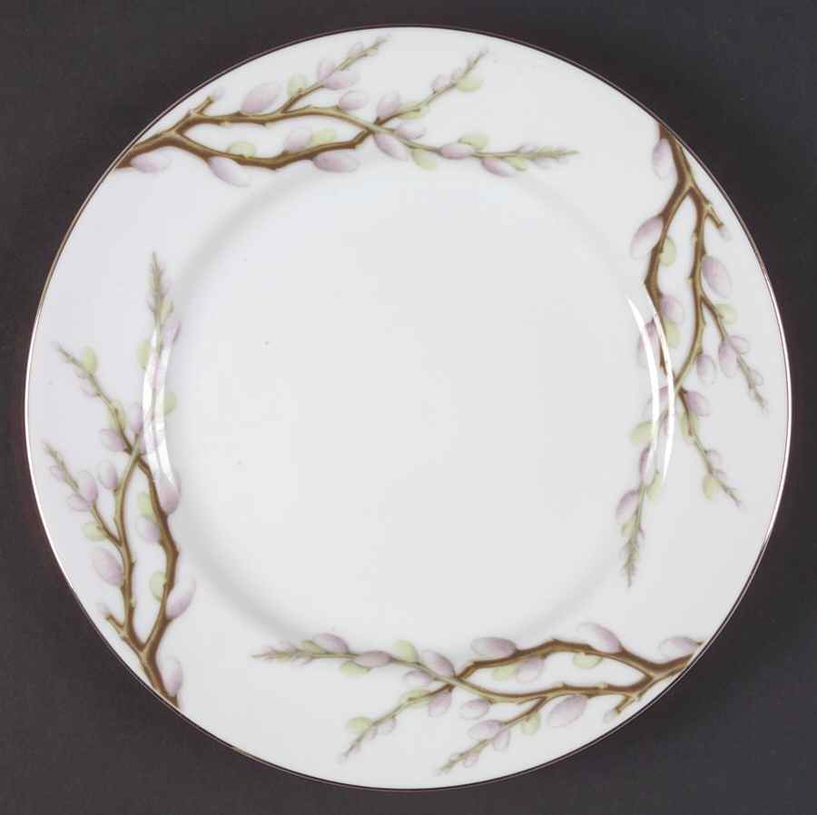 Spring Willow Salad Plate by Kent (Japan)-1