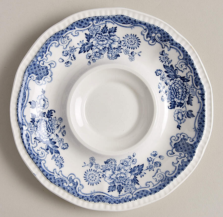 Balmoral Blue Saucer by Kensington Staffords-1