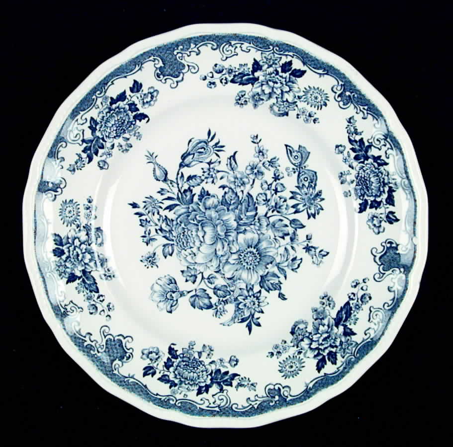 Balmoral Blue Dinner Plate by Kensington Staffords-1