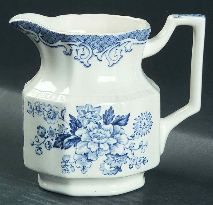 Balmoral Blue Creamer by Kensington Staffords-1