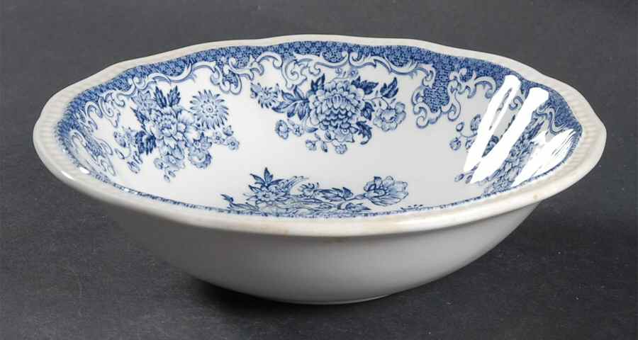 Balmoral Blue Coupe Cereal Bowl by Kensington Staffords-1