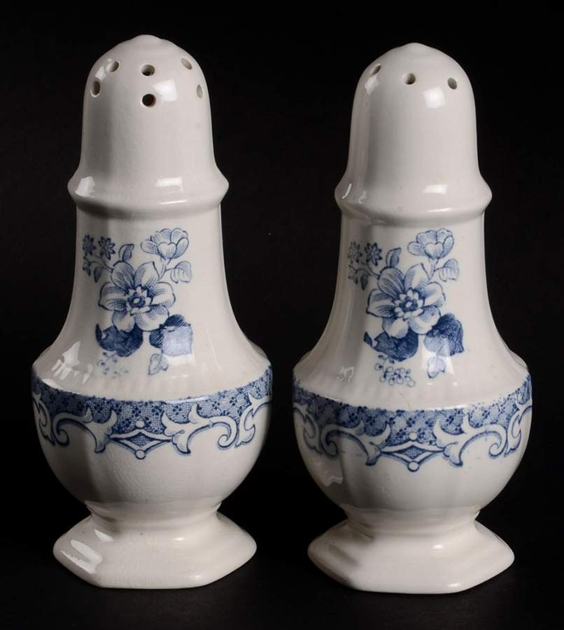 Balmoral Blue Salt & Pepper Set by Kensington Staffords-1