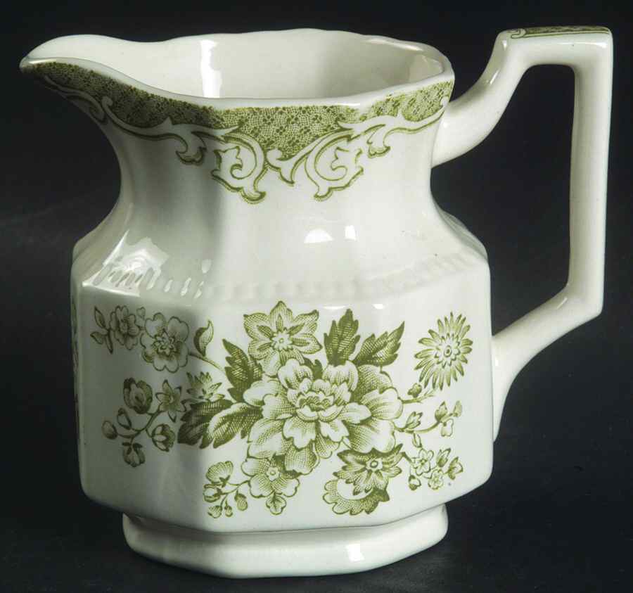 Balmoral Green Creamer by Kensington Staffords-1