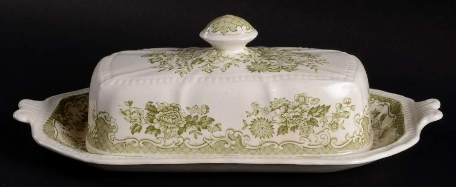 Balmoral Green 1/4 Lb Covered Butter by Kensington Staffords-1