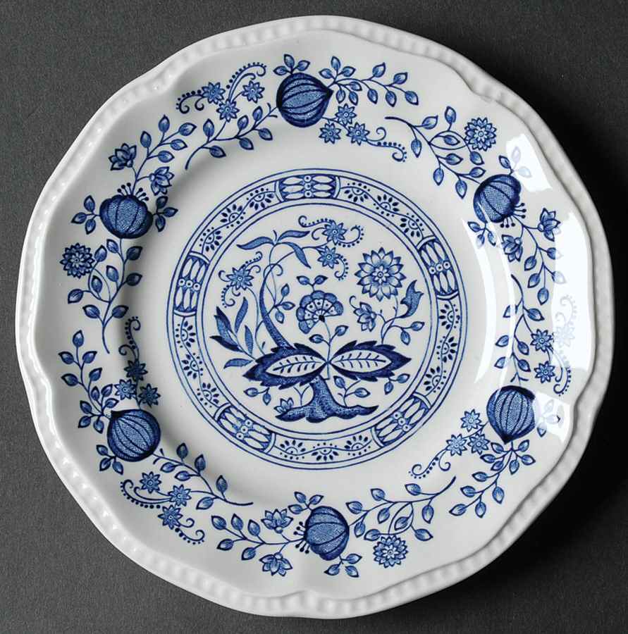Coventry Blue Bread & Butter Plate by Kensington Staffords-1