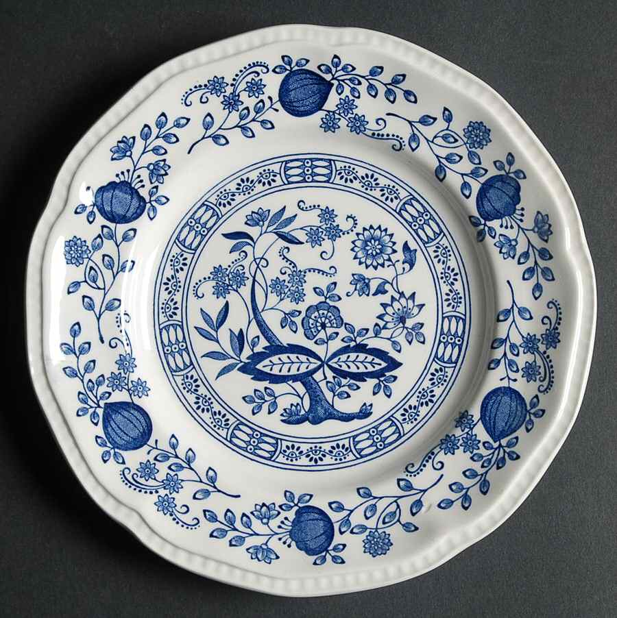 Coventry Blue Salad Plate by Kensington Staffords-1