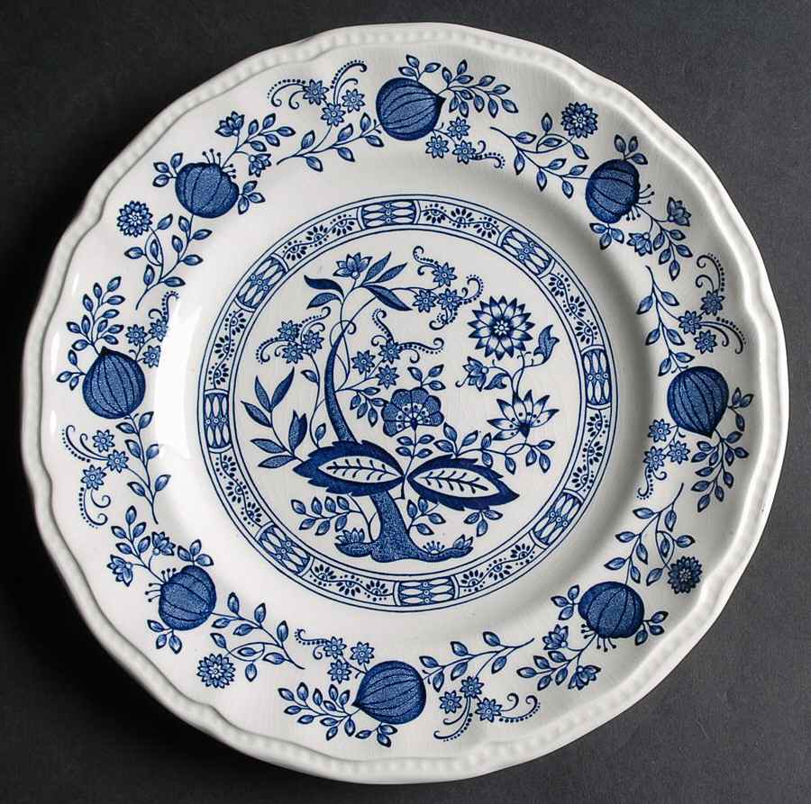 Coventry Blue Luncheon Plate by Kensington Staffords-1