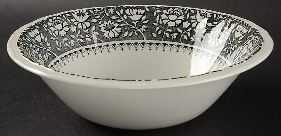 Dundee Gray 8" Round Vegetable Bowl by Kensington Staffords-1