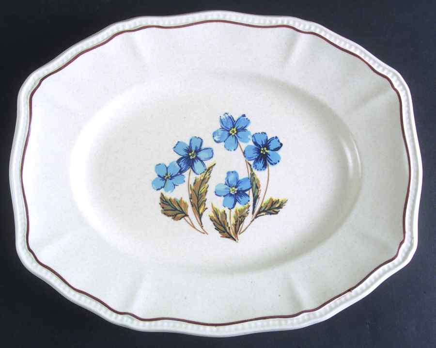 Hyde Park 12" Oval Serving Platter by Kensington Staffords-1
