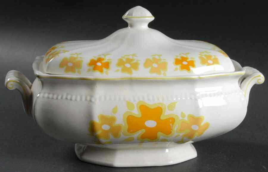 Piccadilly Oval Covered Vegetable by Kensington Staffords-1