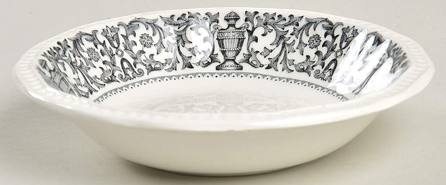 Queen Anne Black Fruit/Dessert (Sauce) Bowl by Kensington Staffords-1
