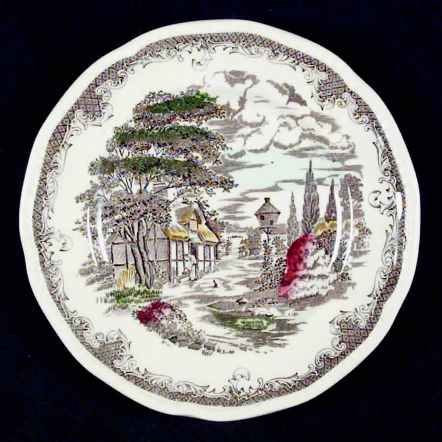 Shakespeare's Sonnets Bread & Butter Plate by Kensington Staffords-1