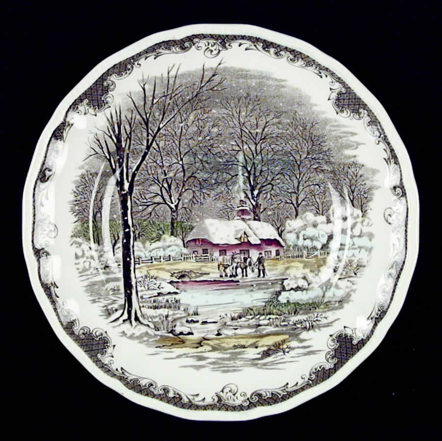 Shakespeare's Sonnets Dinner Plate by Kensington Staffords-1