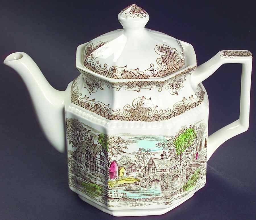 Shakespeare's Sonnets Teapot & Lid by Kensington Staffords-1