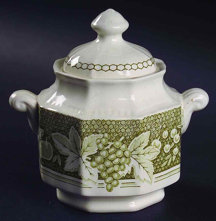 Somerset Sugar Bowl & Lid by Kensington Staffords-1