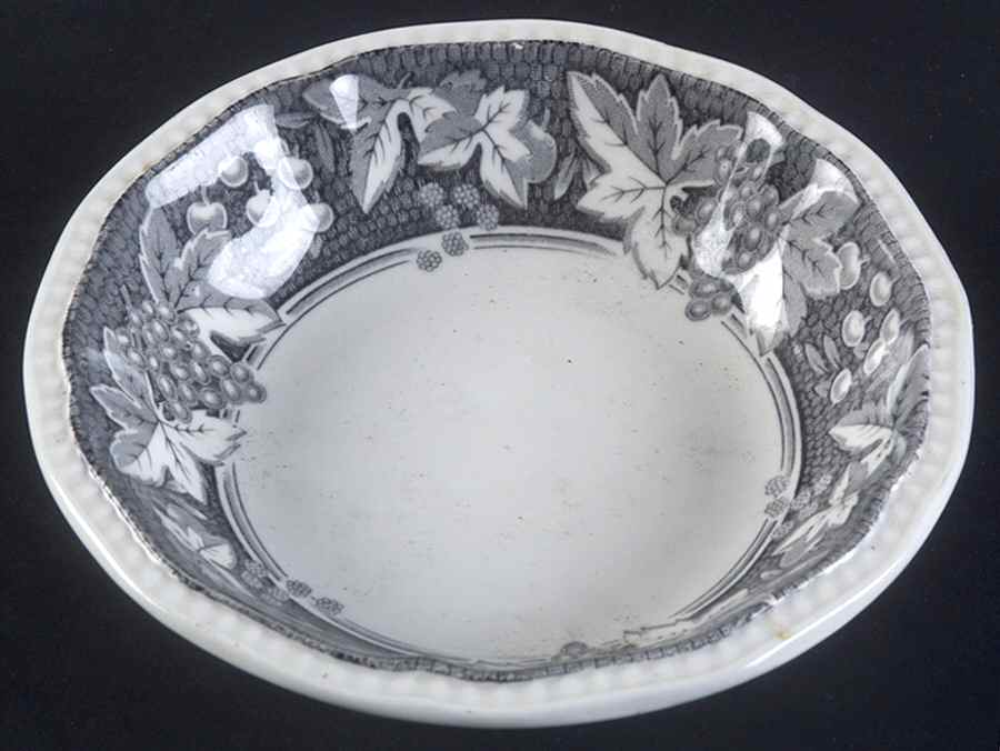 Somerset Black Fruit/Dessert (Sauce) Bowl by Kensington Staffords-1