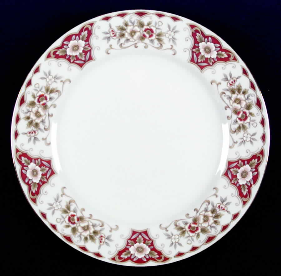 Ming Flowers Dinner Plate by Kimco-1