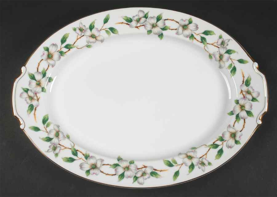 Carolina 16" Oval Serving Platter by King's Court-1