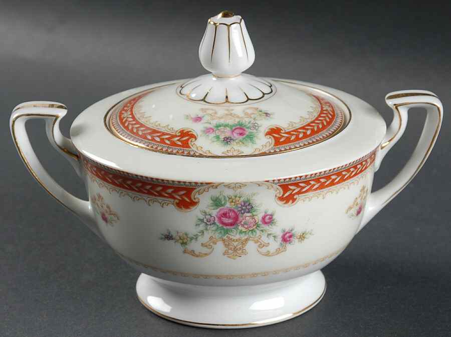 Cynthia Sugar Bowl & Lid by King's Court-1