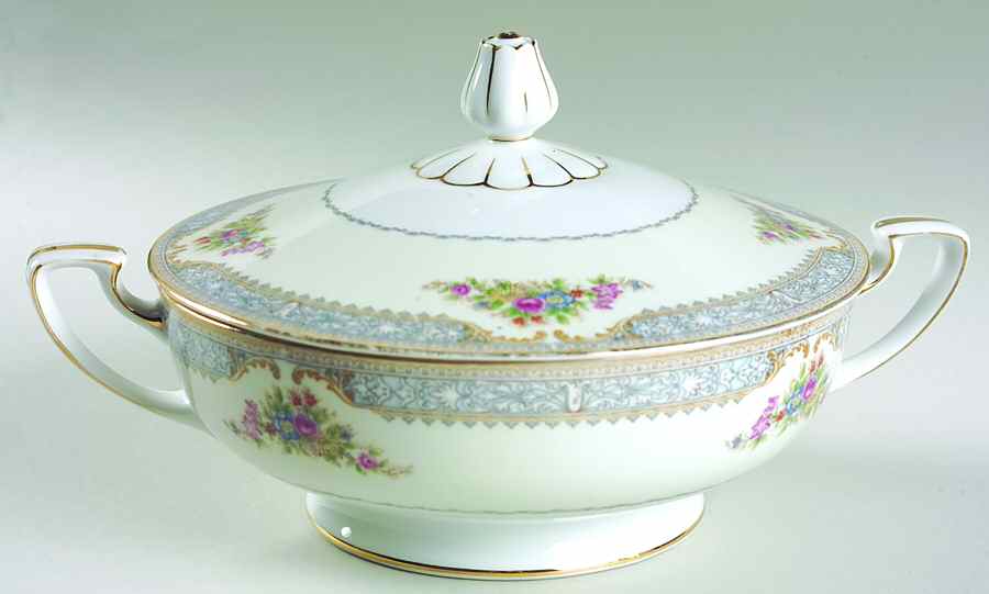 Danube Round Covered Vegetable by King's Court-1