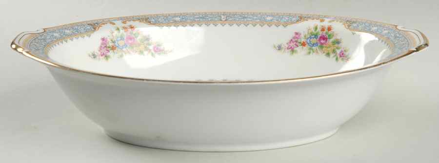 Danube 10" Oval Vegetable Bowl by King's Court-1