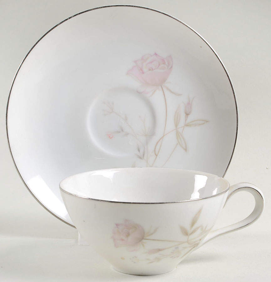 Dawn Flat Cup & Saucer Set by King's Court-1