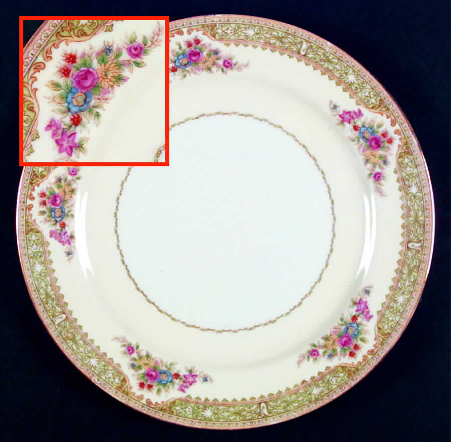 Jeanne Dinner Plate by King's Court-1