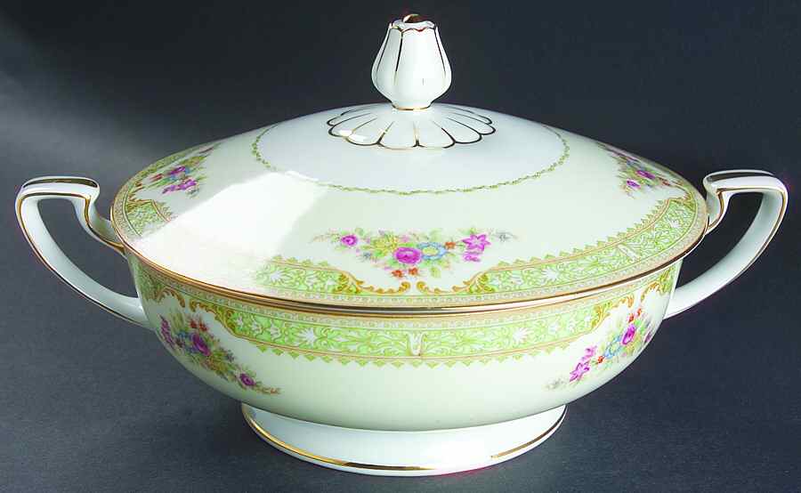 Jeanne Round Covered Vegetable by King's Court-1