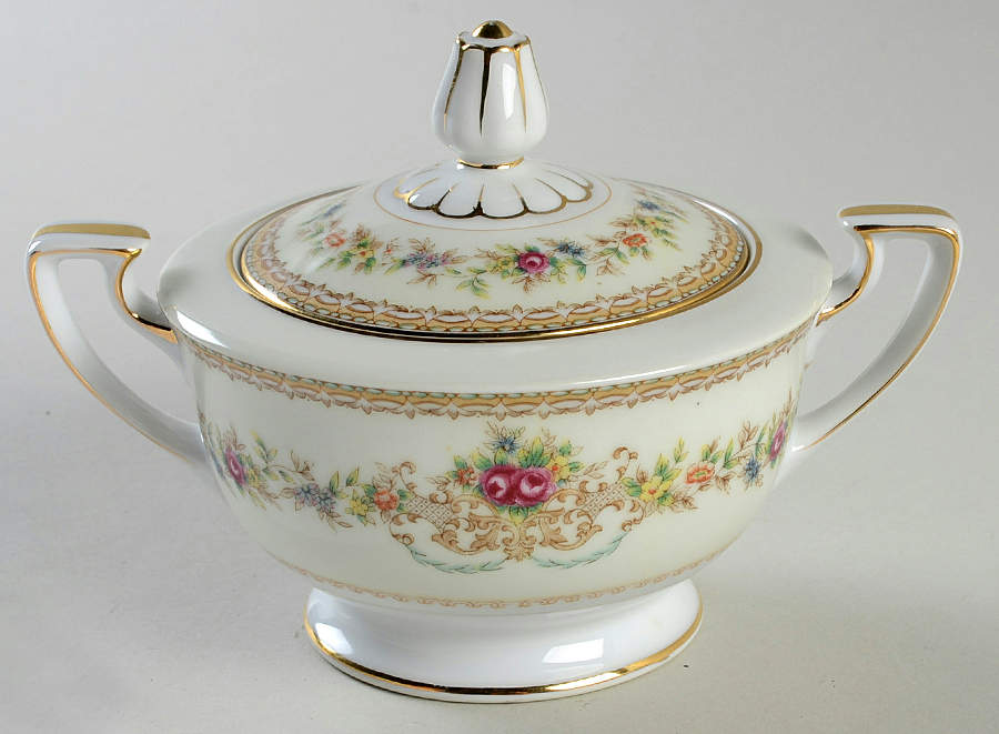 Karen Sugar Bowl & Lid by King's Court-1