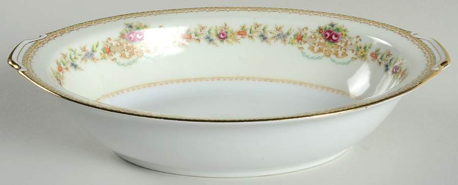 Karen 10" Oval Vegetable Bowl by King's Court-1