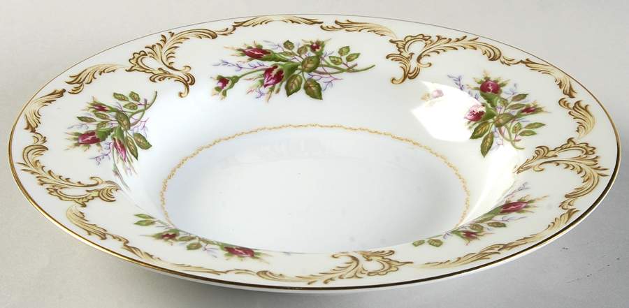 Rose Bud Rim Soup Bowl by King's Court-1