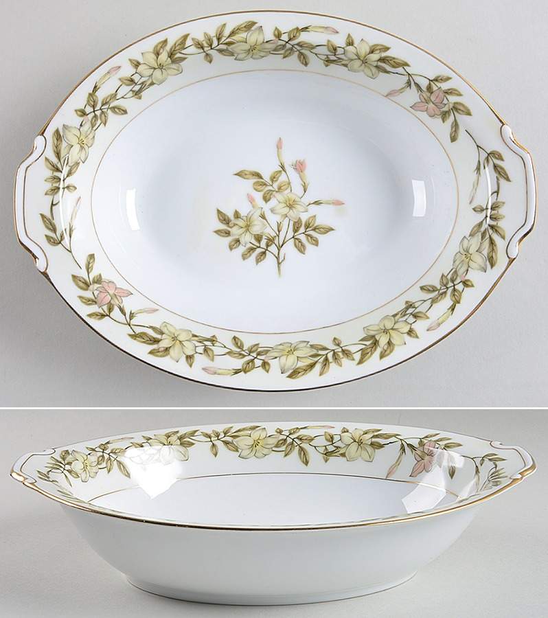 Stratford 10" Oval Vegetable Bowl by King's Court-1