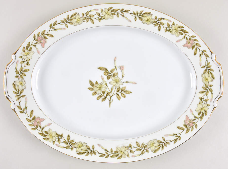 Stratford 16" Oval Serving Platter by King's Court-1