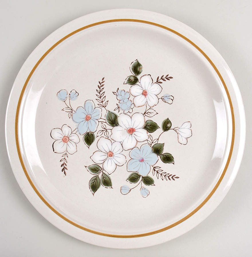 Autumn Flowers 12" Chop Plate (Round Platter) by Kingsbury-1