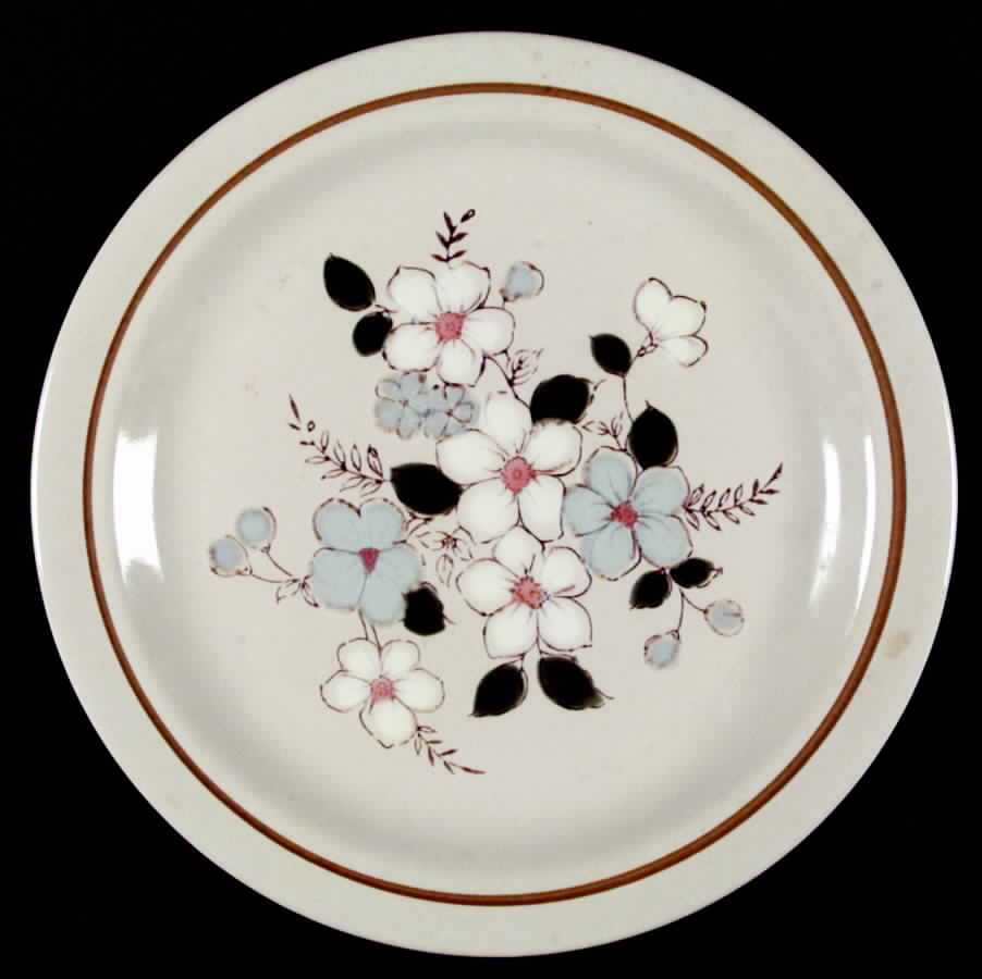 Autumn Flowers Dinner Plate by Kingsbury-1