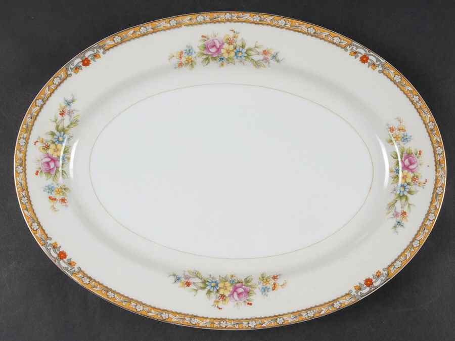 KIK1 12" Oval Serving Platter by Kikusui-1