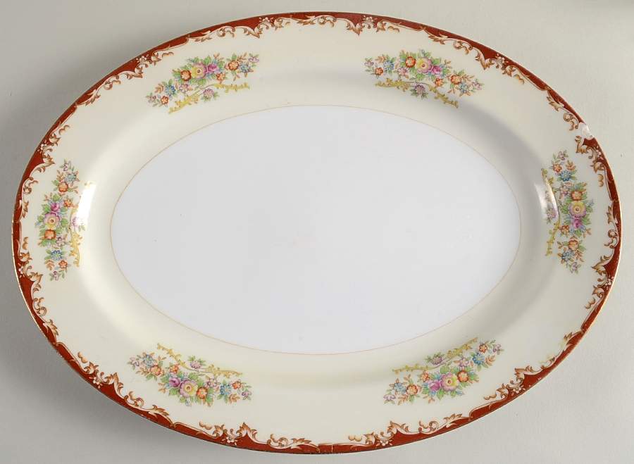 KIK14 14" Oval Serving Platter by Kikusui-1