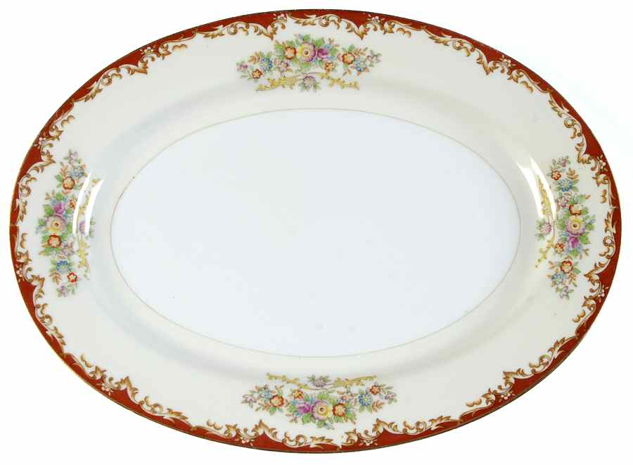 KIK14 12" Oval Serving Platter by Kikusui-1