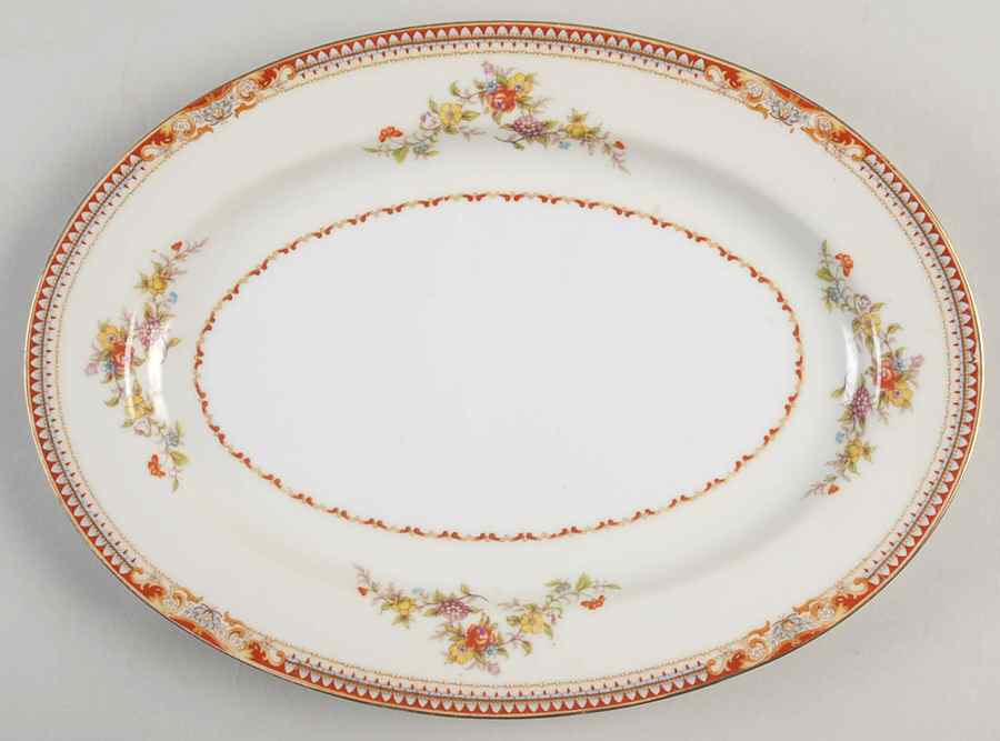 KIK16 12" Oval Serving Platter by Kikusui-1
