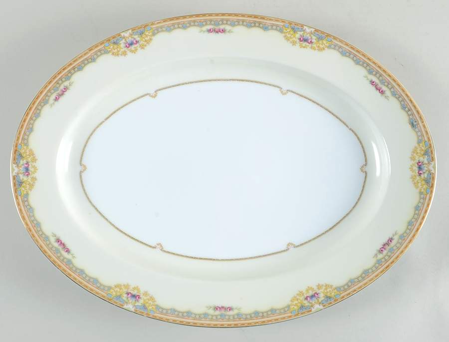 KIK18 16" Oval Serving Platter by Kikusui-1