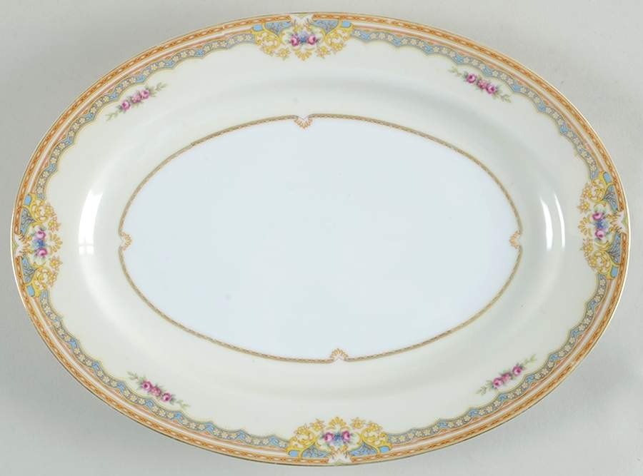 KIK18 12" Oval Serving Platter by Kikusui-1