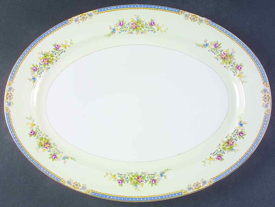 KIK19 15" Oval Serving Platter by Kikusui-1