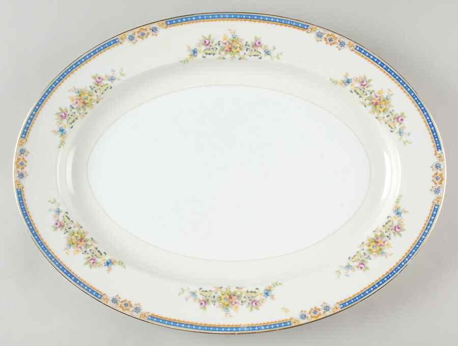 KIK19 16" Oval Serving Platter by Kikusui-1