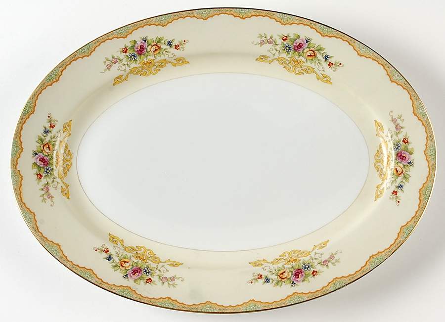 KIK2 14" Oval Serving Platter by Kikusui-1