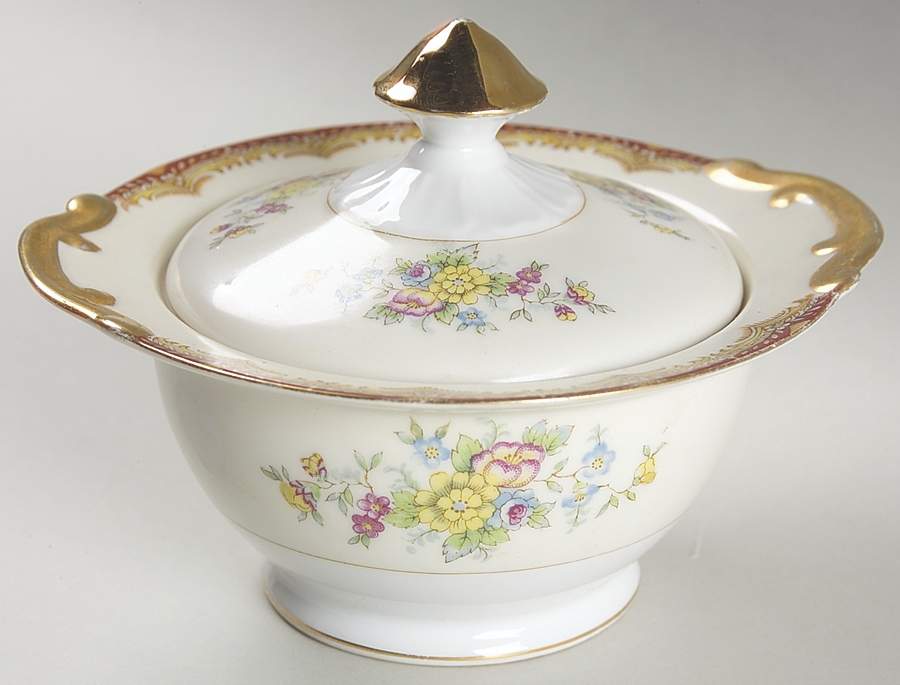 KIK3 Sugar Bowl & Lid by Kikusui-1